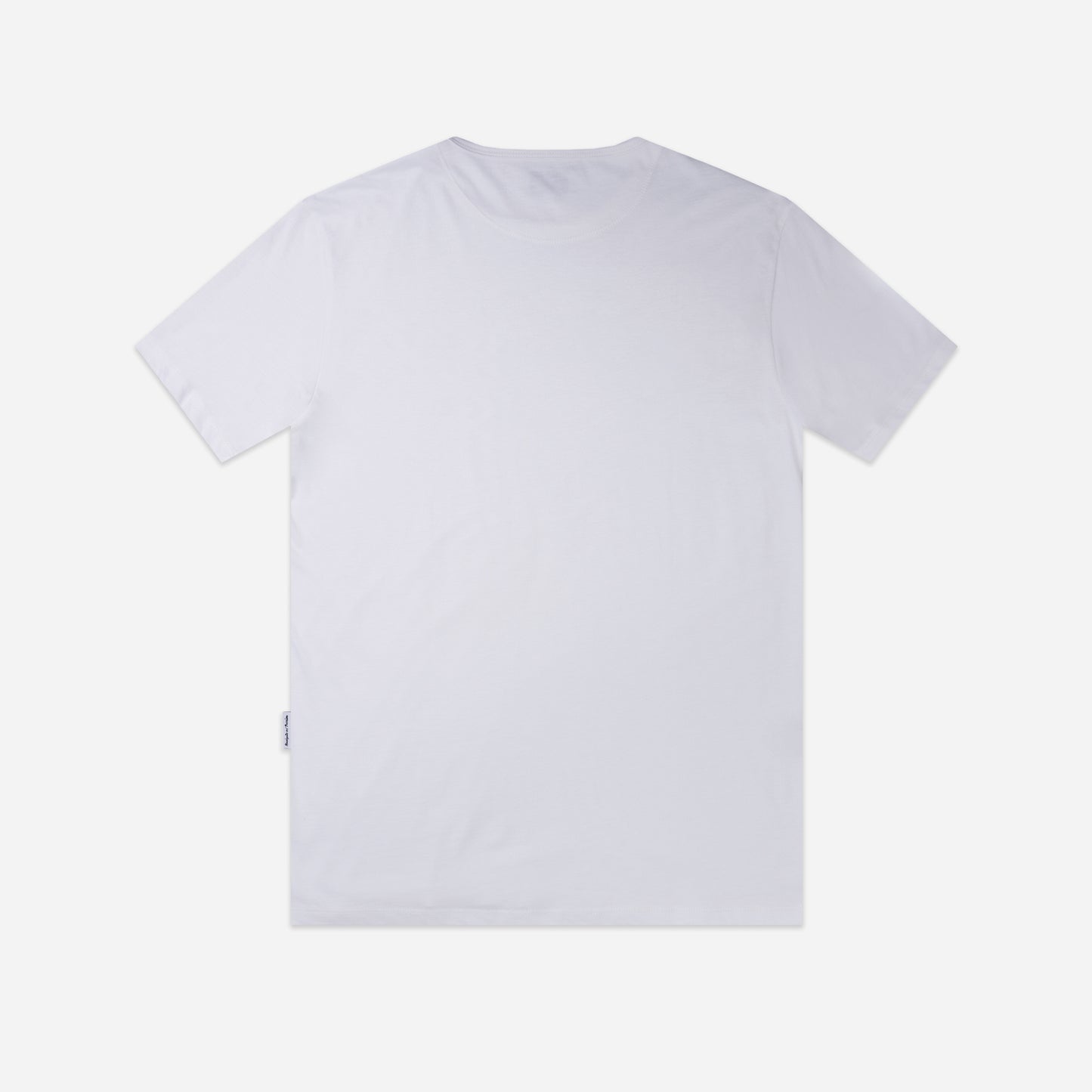 Brand Tee Classic Hem - White