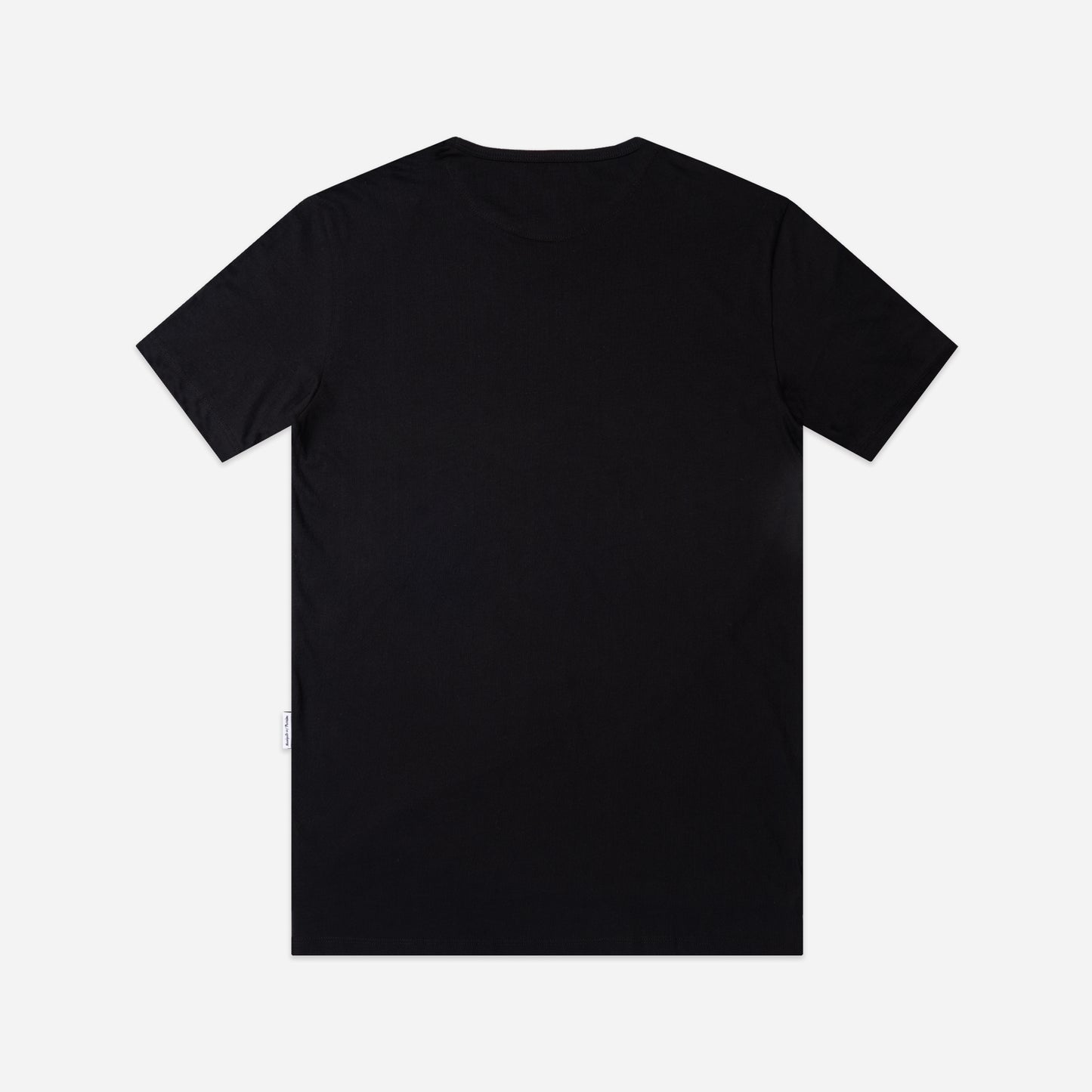 Character Tee Split Hem - Black