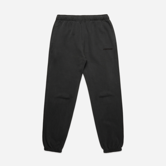Fortune Vintage Relaxed Sweatpants - Faded Black