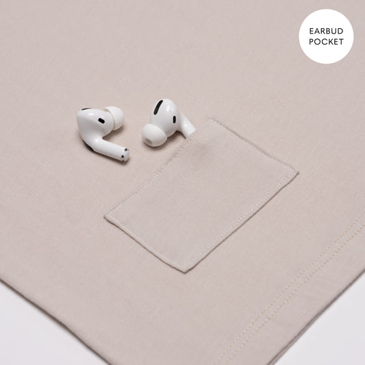 Legacy Tee Split Hem - Sand