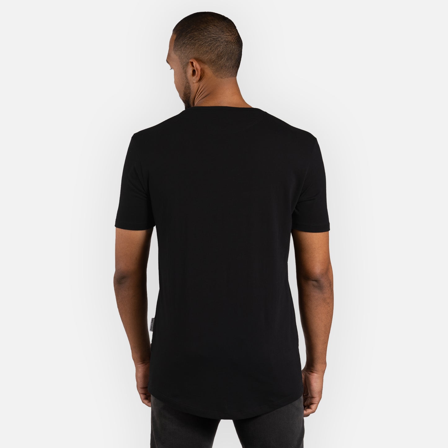 Legacy Tee Curved Hem - Black