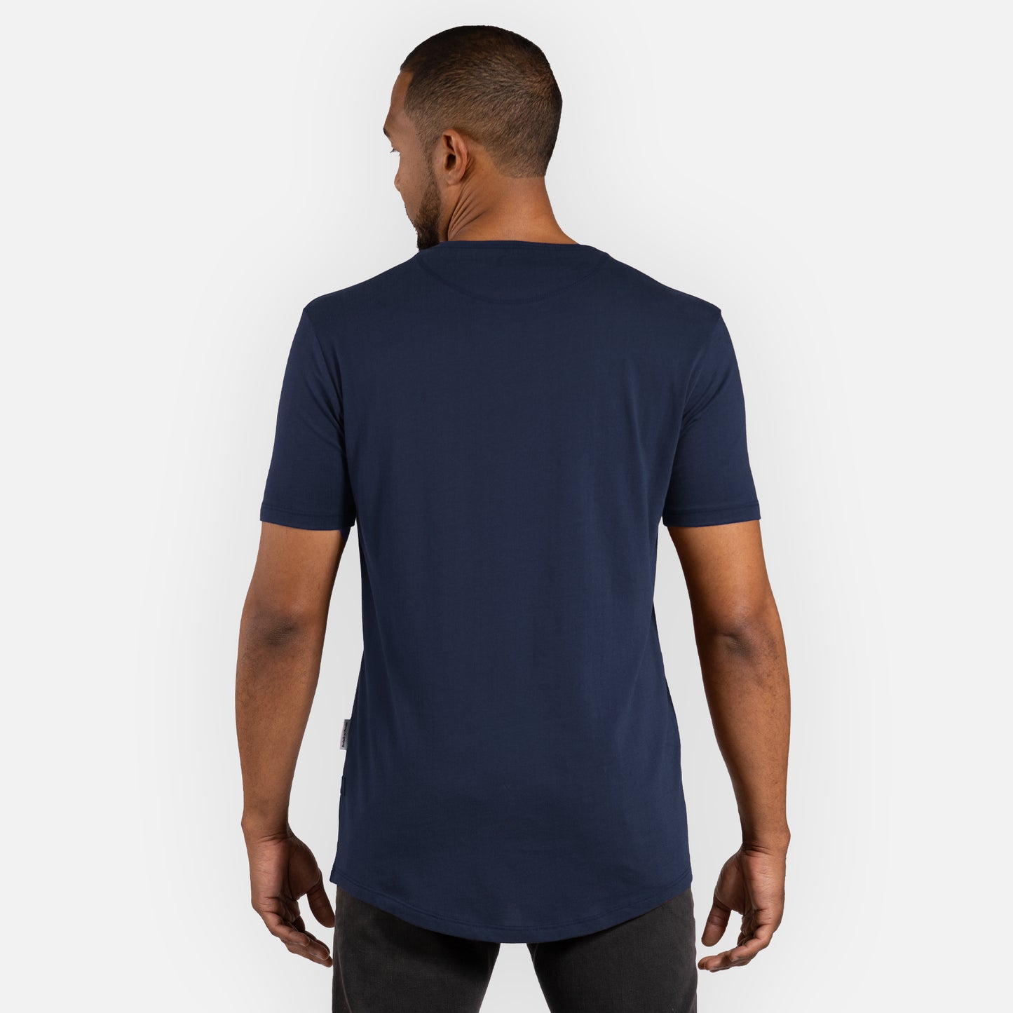 Legacy Tee Curved Hem - Navy