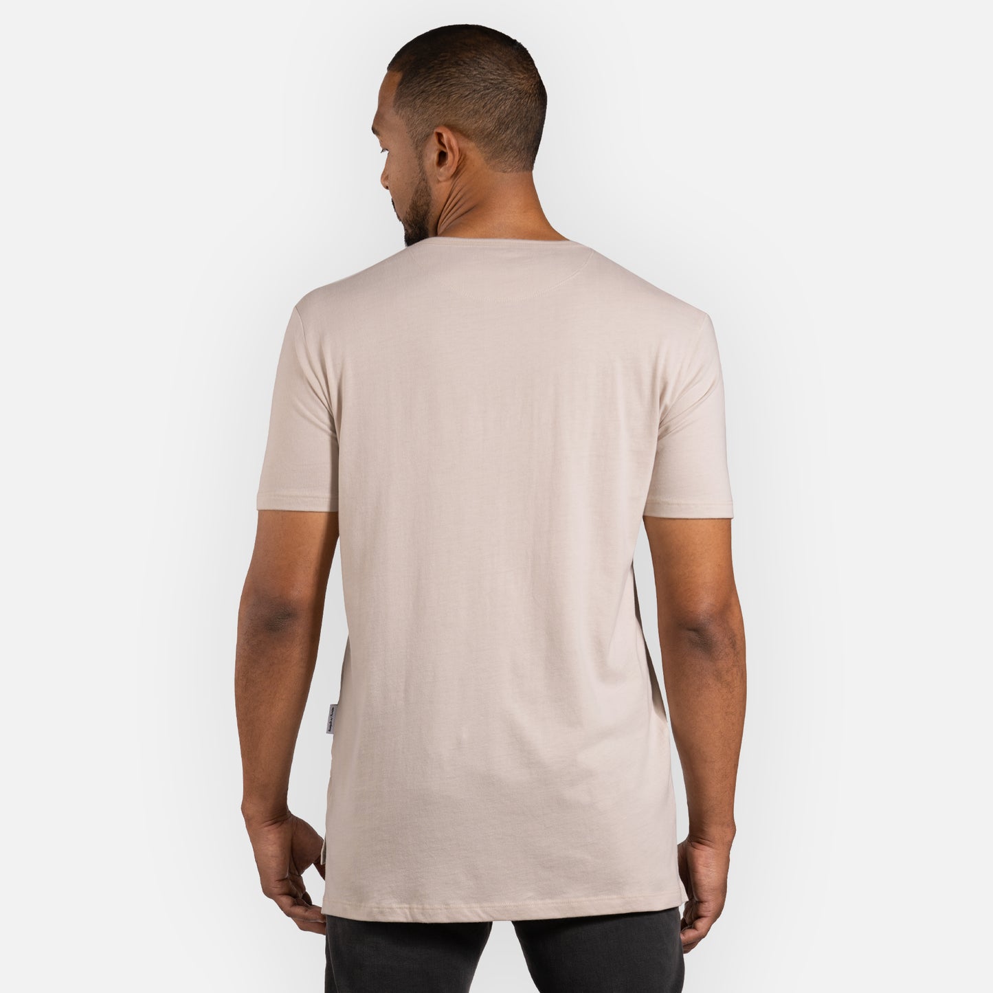 Legacy Tee Split Hem - Sand