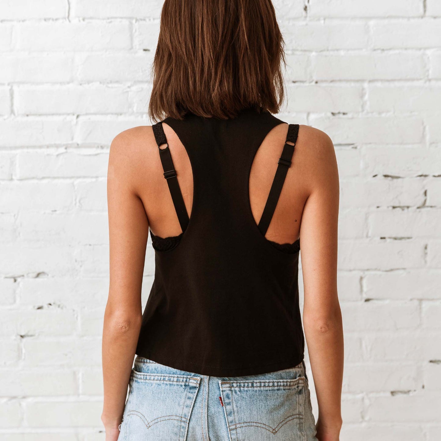 Passion Racerback Tank - Black