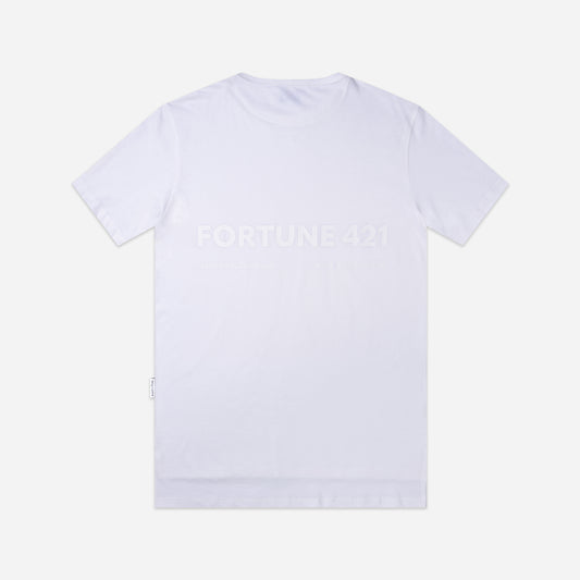 Create Tee Split Hem - White