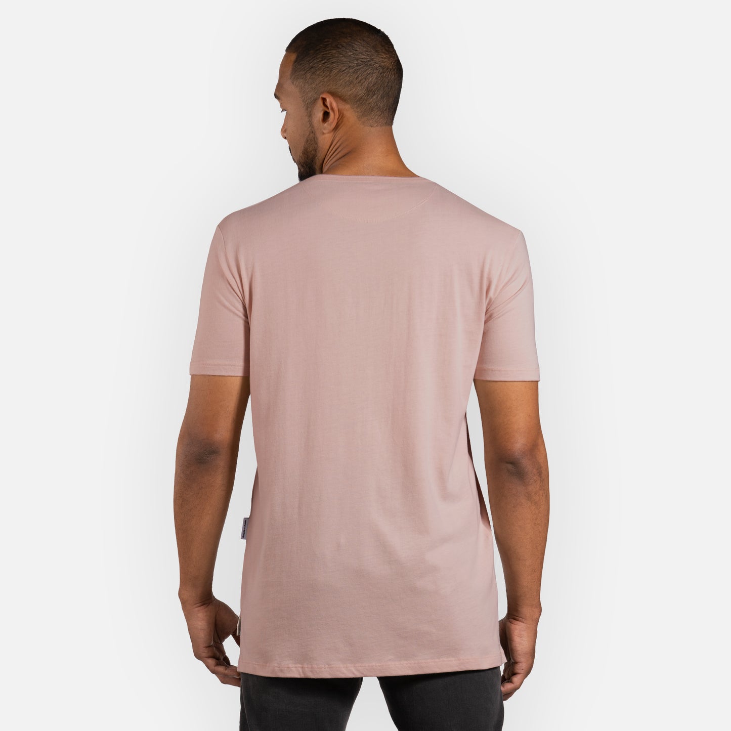Signature Tee Split Hem - Flamingo