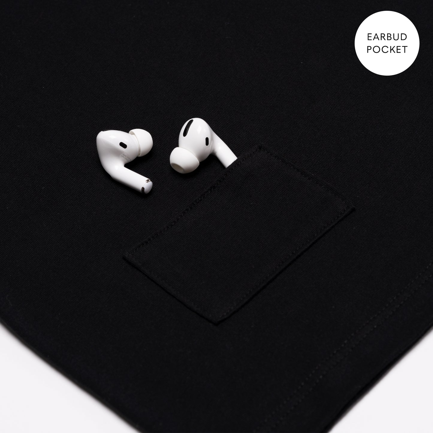 Legacy Tee Split Hem - Black