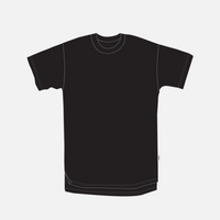 M / Black / Split Hem
