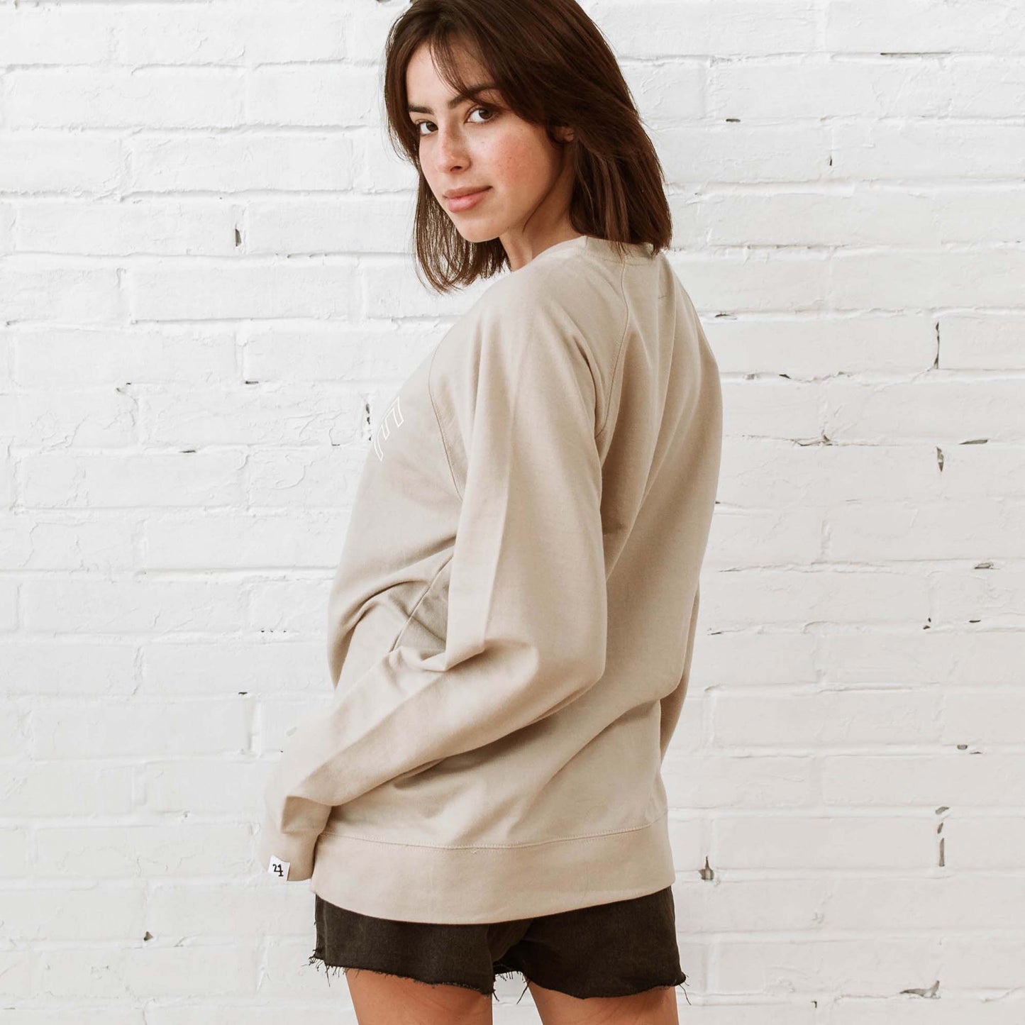 University Crew Sweatshirt - Sand